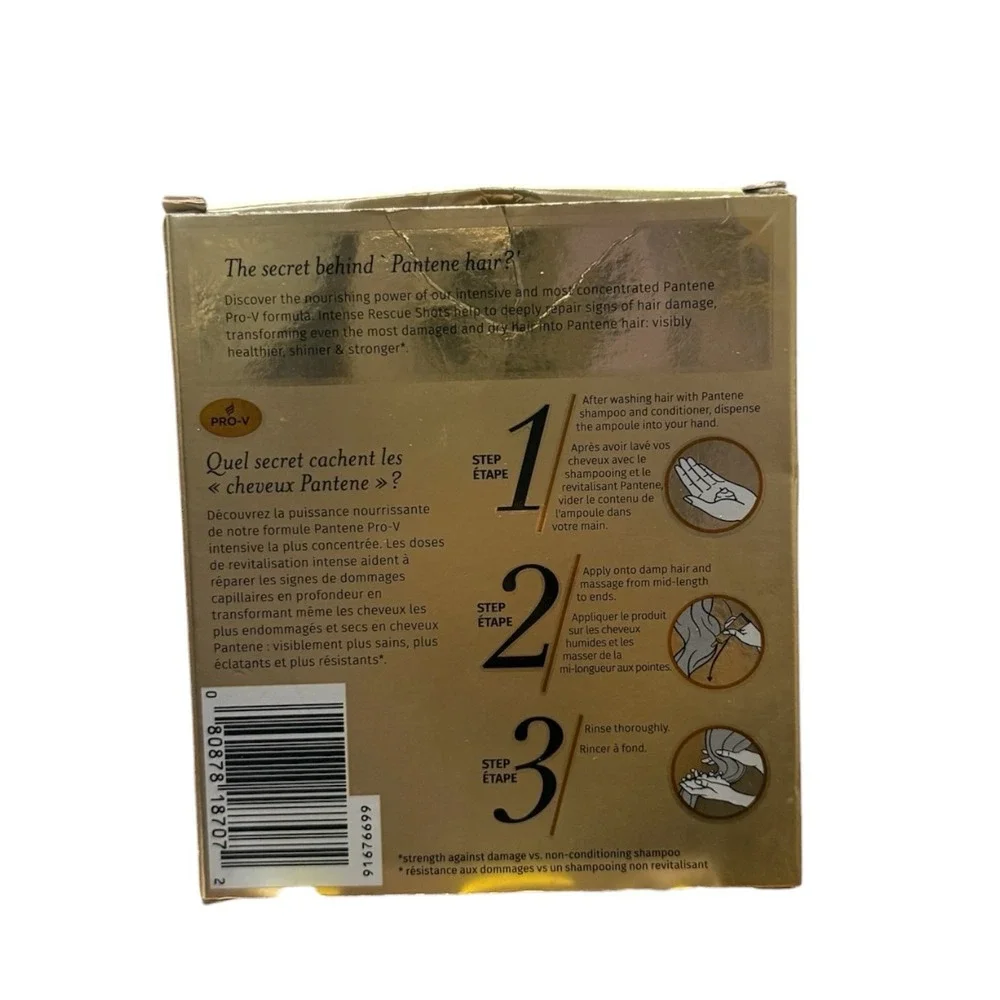 Pantene Rescue Shots Hair Ampoules Treatment, Pro-V Intensive Repair new + bonus